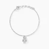 Histoire d'Or Bracelet Wallie Argent Blanc Oxyde De Zirconium