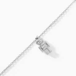 Histoire d'Or Bracelet Wallie Argent Blanc Oxyde De Zirconium