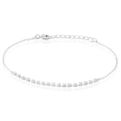 Bracelet Whitney Argent Blanc Oxyde De Zirconium-Histoire d'Or Online