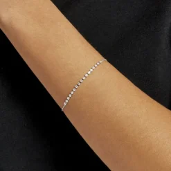 Bracelet Whitney Argent Blanc Oxyde De Zirconium-Histoire d'Or Online