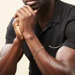 Histoire d'Or Bracelet William Plaqué Or Jaune