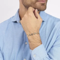 Histoire d'Or Bracelet William Plaqué Or Jaune