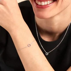 Bracelet Winona Argent Blanc-Histoire d'Or Clearance