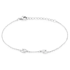 Histoire d'Or Bracelet Winter Sweetness Argent Blanc Oxyde De Zirconium
