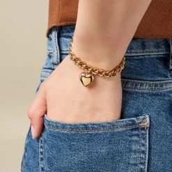 Bracelet Yoannie Acier Jaune-Histoire d'Or Discount