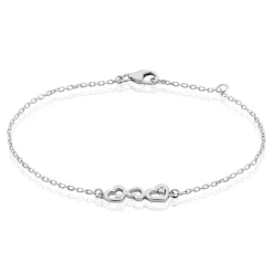 Bracelet Yolaine Argent Blanc Oxyde De Zirconium-Histoire d'Or