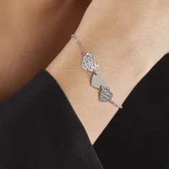 Bracelet Yrina Argent Blanc-Histoire d'Or Hot