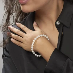 Histoire d'Or Bracelet Zeynepae Or Jaune Perle De Culture D'akoya