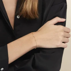 Bracelet Ziha Plaqué Or Jaune Oxyde De Zirconium-Histoire d'Or New