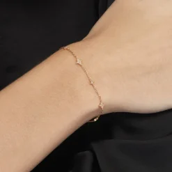 Bracelet Ziha Plaqué Or Jaune Oxyde De Zirconium-Histoire d'Or New