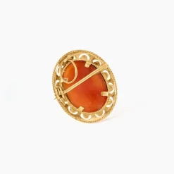 Histoire d'Or Broche Demetrios Or Jaune Camée