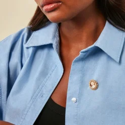 Histoire d'Or Broche Demetrios Or Jaune Camée