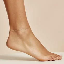 Histoire d'Or Chaine De Cheville Or Jaune Kalla