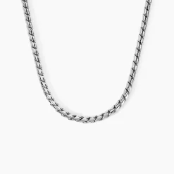 Histoire d'Or Chaine Vano Acier Blanc