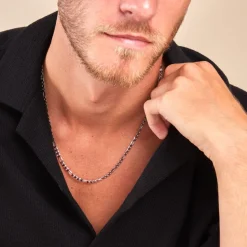 Chaine Vivian Argent Blanc-Histoire d'Or Online