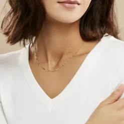 Chaîne Abbygail  Maille Singapour Or Jaune-Histoire d'Or New