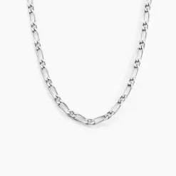 Chaîne Anilo Maille Alternée Argent Blanc-Histoire d'Or Best