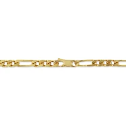 Histoire d'Or Chaîne Bixente Maille Alternee 1/3 Plaqué Or Jaune