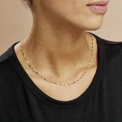 Chaîne Camelie Maille Lumina Or Jaune-Histoire d'Or Clearance