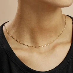 Chaîne Camelie Maille Lumina Or Jaune-Histoire d'Or Clearance