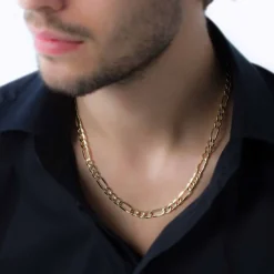 Chaîne Cameo Maille Alternee 1/3 Or Jaune-Histoire d'Or