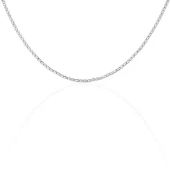 Chaîne Capucin Or Blanc Maille Marine Plate-Histoire d'Or Hot