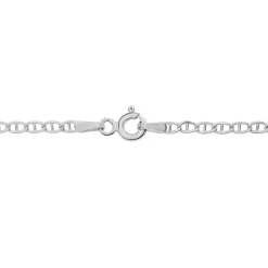 Chaîne Capucin Or Blanc Maille Marine Plate-Histoire d'Or Hot