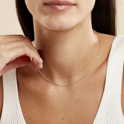 Chaîne Claudine Argent Blanc-Histoire d'Or