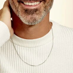 Chaîne Claudine Maille Forçat Argent Blanc-Histoire d'Or Hot