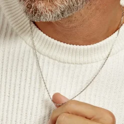 Chaîne Claudine Maille Forçat Argent Blanc-Histoire d'Or Hot