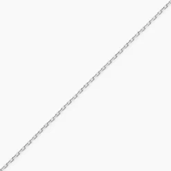 Histoire d'Or Chaîne Claudine Maille Forçat Argent Blanc