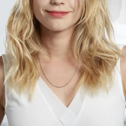 Chaîne Claudine Maille Forçat Argent Blanc-Histoire d'Or Discount