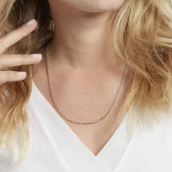 Chaîne Claudine Maille Forçat Argent Blanc-Histoire d'Or Discount