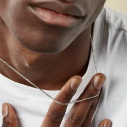 Chaîne Clementine Argent Blanc-Histoire d'Or Online