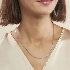 Histoire d'Or Chaîne Clementine Argent Blanc