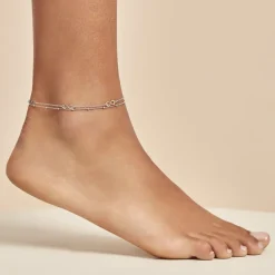 Chaîne De Cheville Azur Argent Blanc-Histoire d'Or Online