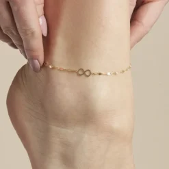 Histoire d'Or Chaîne De Cheville Carlisa Or Jaune