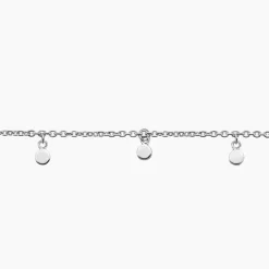 Histoire d'Or Chaîne De Cheville Fillira Argent Blanc