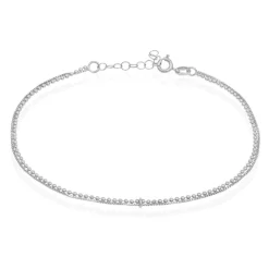 Chaîne De Cheville Marie-nicaise Argent Blanc-Histoire d'Or New