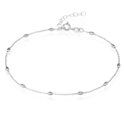 Chaîne De Cheville Millia Argent Blanc-Histoire d'Or Sale