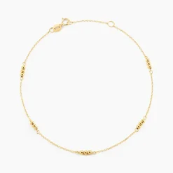 Histoire d'Or Chaîne De Cheville Ourania Or Jaune