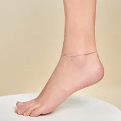 Chaîne De Cheville Padmee Argent Blanc-Histoire d'Or Best