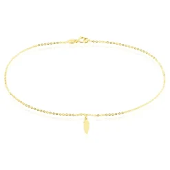 Histoire d'Or Chaîne De Cheville Plume Or Jaune