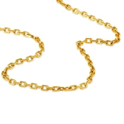 Chaîne Igoa Maille Forçat Diamantee Or Jaune-Histoire d'Or Outlet