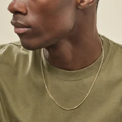 Chaîne Igoa Maille Forçat Diamantee Or Jaune-Histoire d'Or Outlet