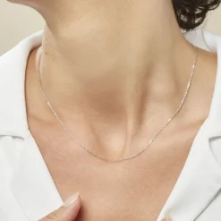 Histoire d'Or Chaîne Igoa Maille Forçat Diamantee