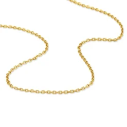 Histoire d'Or Chaîne Igoa Maille Forçat Diamantee Or Jaune