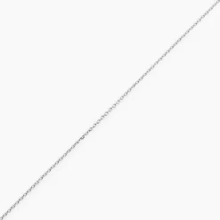 Histoire d'Or Chaîne Igoa Maille Forçat Diamantee Or Blanc