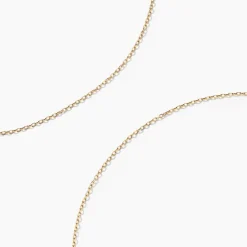 Histoire d'Or Chaîne Igoa Maille Forçat Diamantee Or Jaune