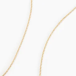 Histoire d'Or Chaîne Igoa Maille Forçat Diamantee Or Jaune